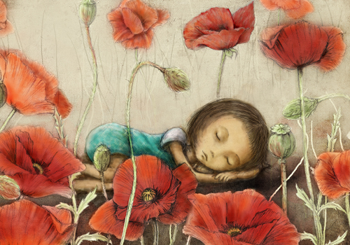 Dorothy im Mohn